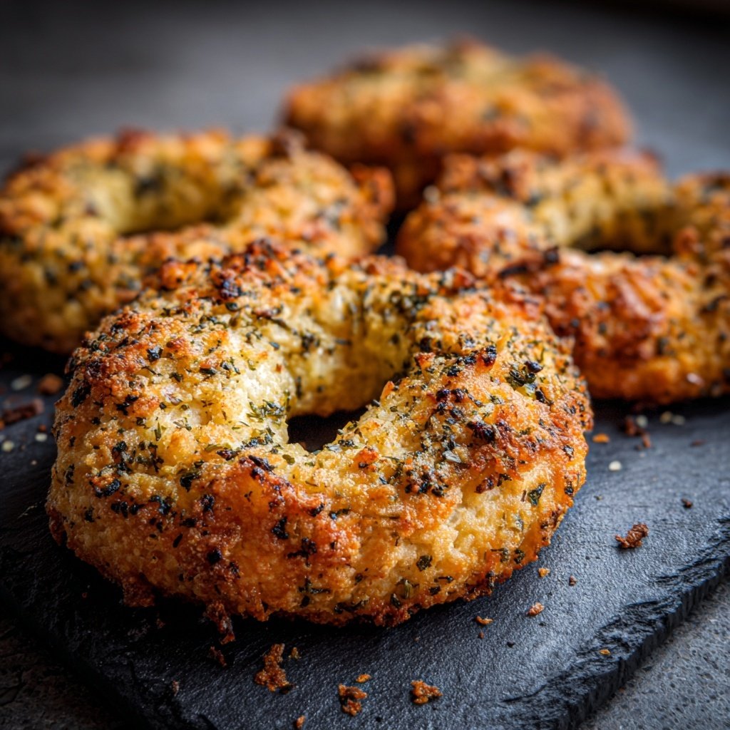 Protein Bagels With Italian Herbs