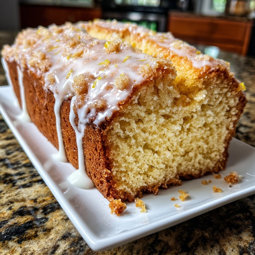 Cottage Cheese Lemon Loaf