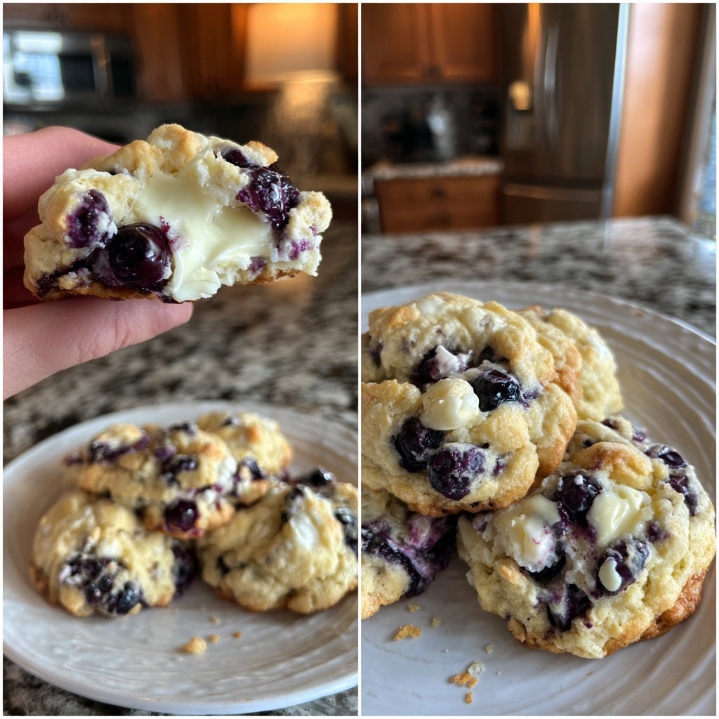 Blueberry Cheesecake Cookies