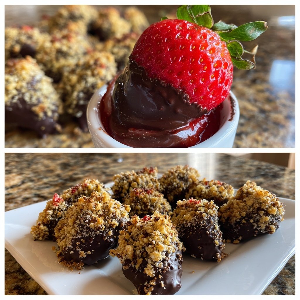 Valentines Snacks Strawberry Chocolate Crunch