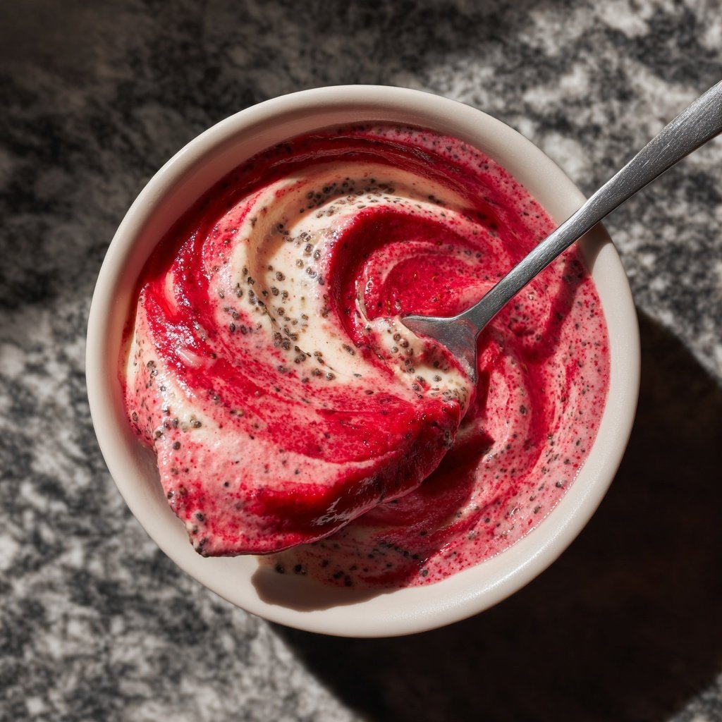 Strawberry Chia Yogurt Snack Swirl