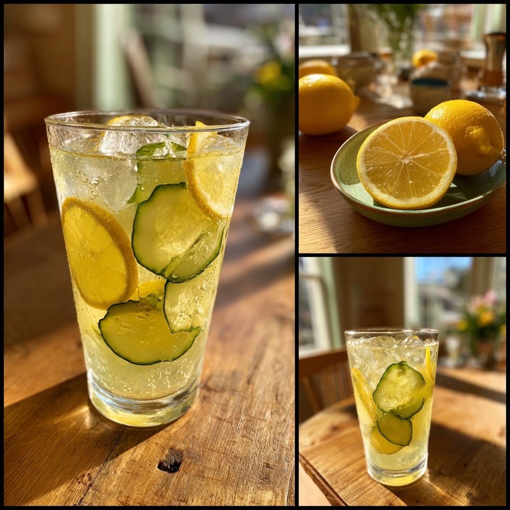 Spring Lemon Cucumber Refresher