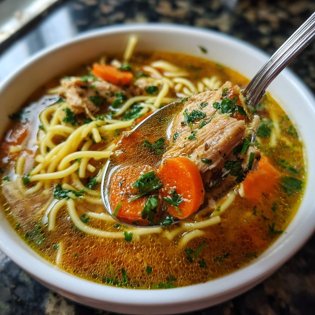 Spring Chicken Noodle Soup
