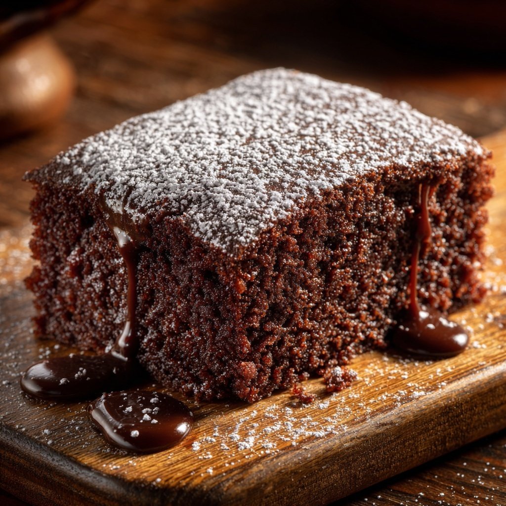 Chocolate Sheet Cake With Cocoa