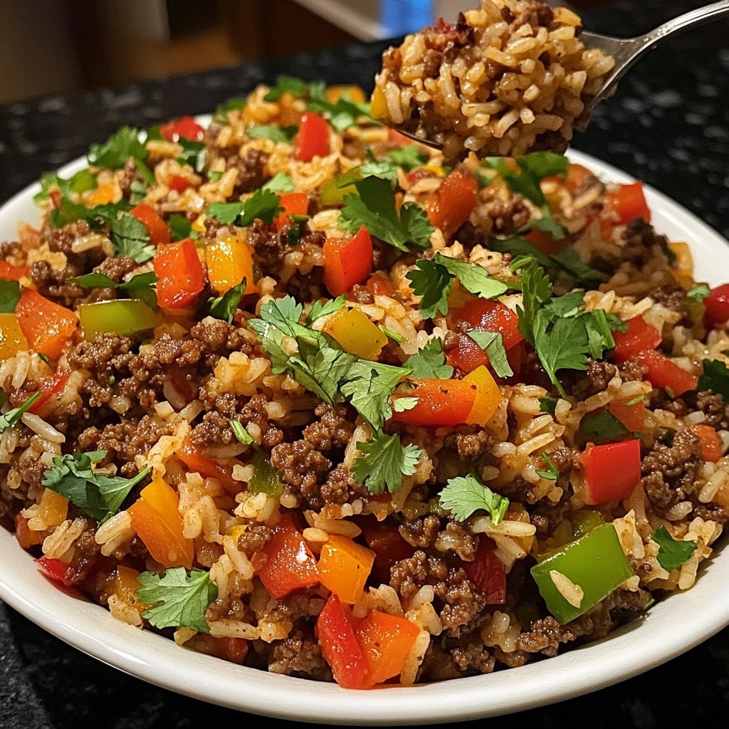 Ground Beef Rice Bowls