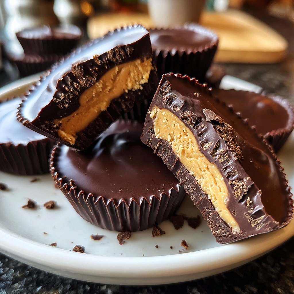 Homemade Reese’s Cups with Cashew Butter