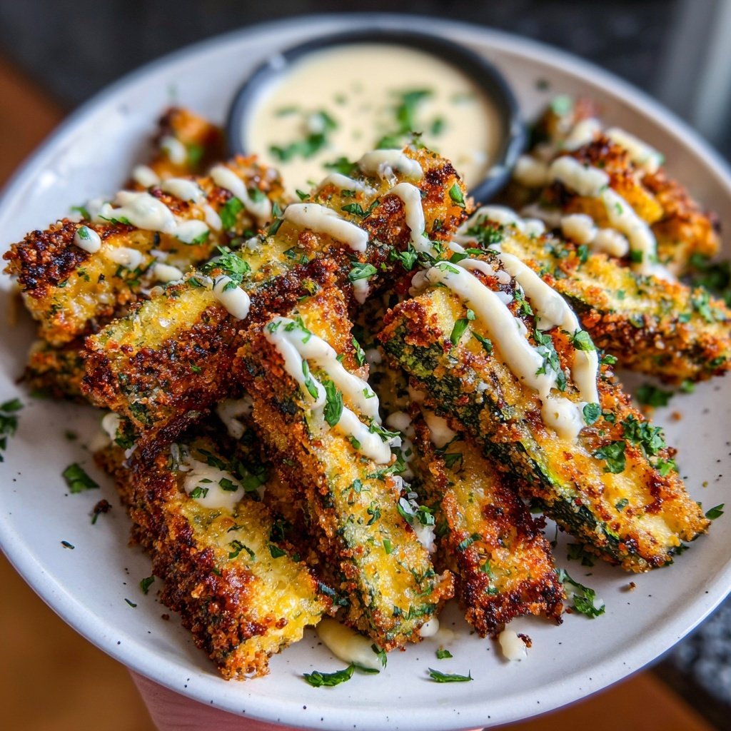 Crispy Zucchini Veggie Fries