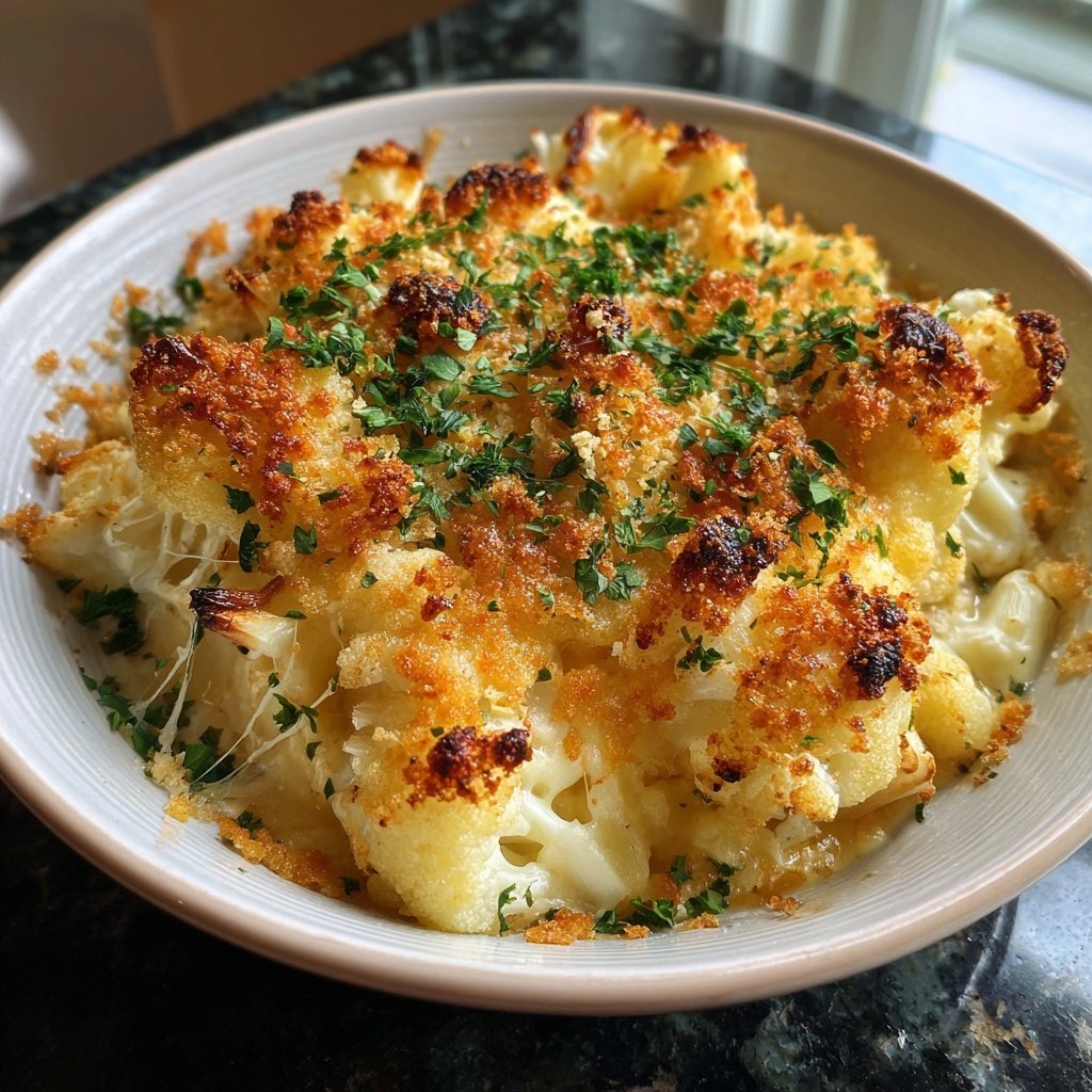 Sunday Creamy Cauliflower Bake